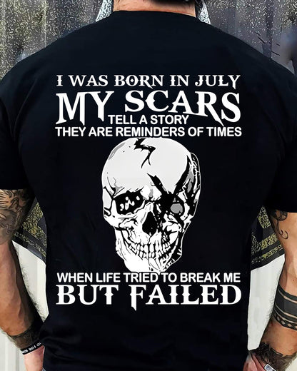 My Scars Tell A Story – T-Shirt For Man – DOAN07 (SKU10-27-07)