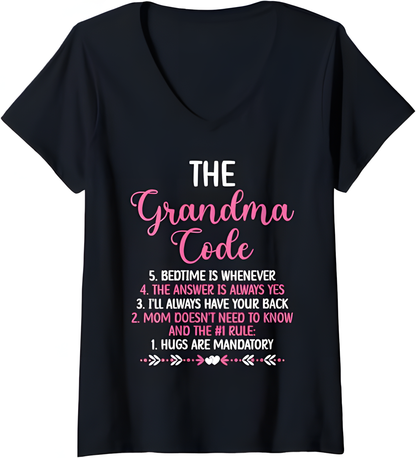 THE GRANDMA CODE T SHIRT - From grandma EBIL00