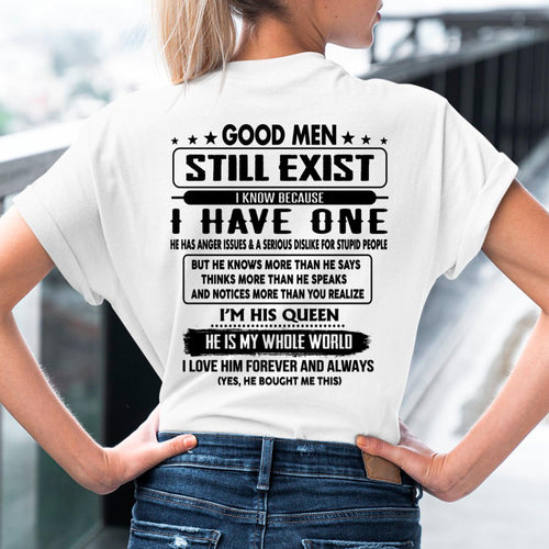 Good men Still Exist - gift for your girlfriend, wife from Husband - DONN00 (SKU-GMSAU-00)