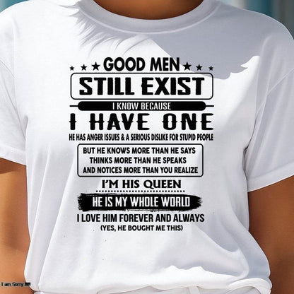 Good men Still Exist - gift for your girlfriend, wife from Husband - Ebil00 (SKU-GM-00)