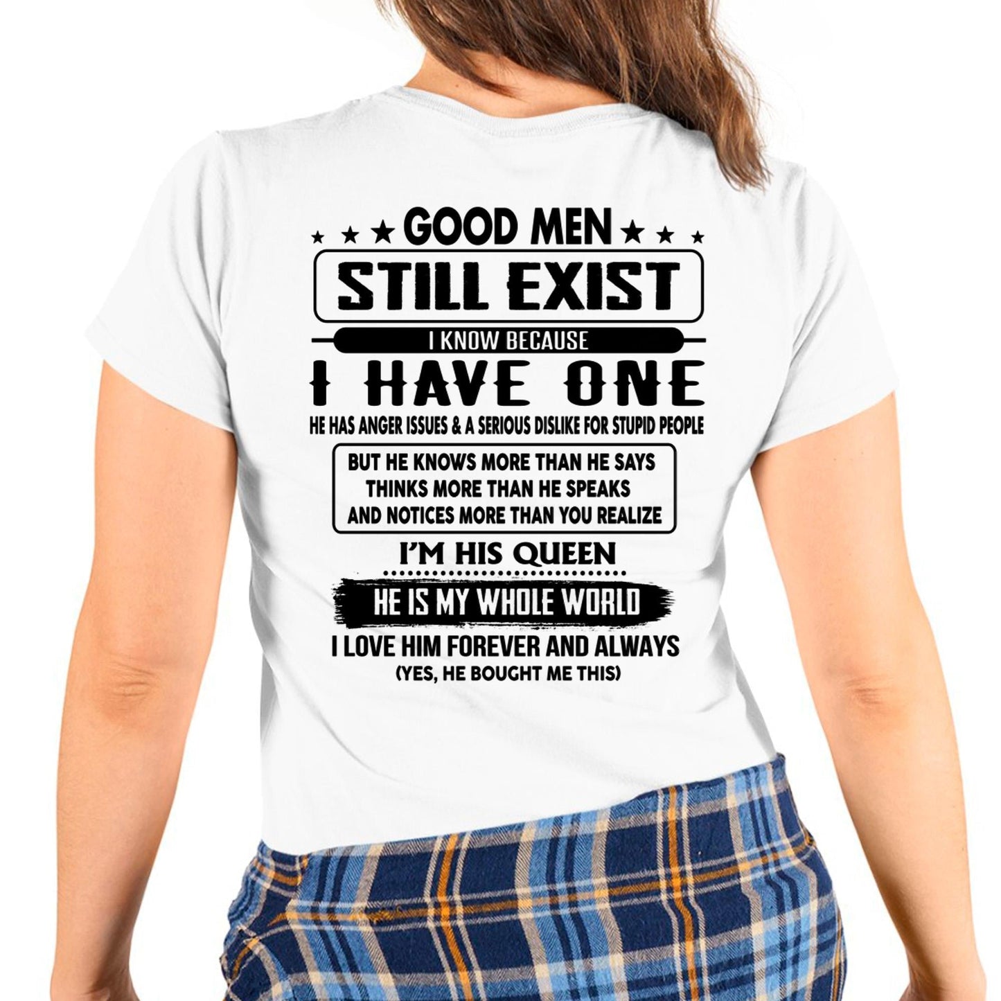 Good men Still Exist - gift for your girlfriend, wife from Husband - DONN00 (SKU-GMSAU-00)