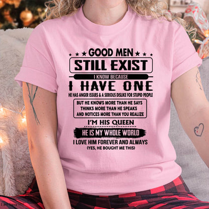 Good men Still Exist - gift for your girlfriend, wife from Husband - EBIL00 (SKU-GM-00)