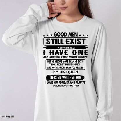 Good men Still Exist - gift for your girlfriend, wife from Husband - EBIL00 (SKU-GM-00)