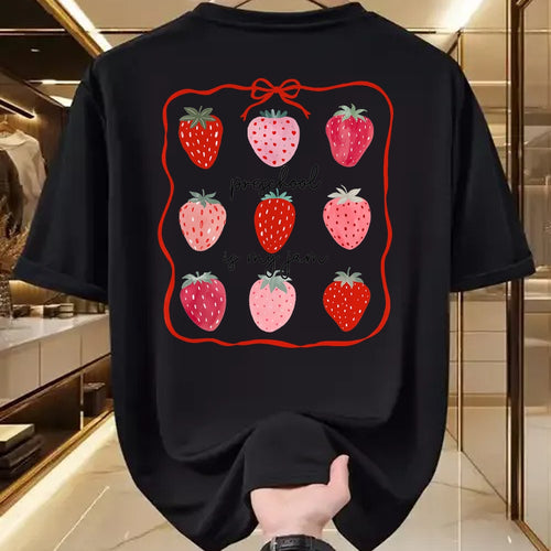 Best Teacher Shirt, Funny Teacher UnisexT-Shirt/Hoodie/Sweatshirt HLT00 - Preschool is My Jam Strawberry Teacher First Day of School T-Shirt