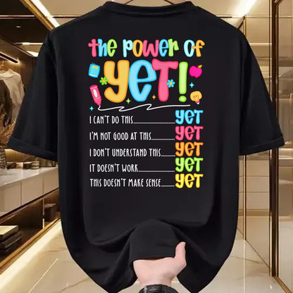 Best Teacher Shirt, Funny Teacher UnisexT-Shirt/Hoodie/Sweatshirt HLT00 - Growth Mindset Teacher Kindness Power of Yet Inspirational T-Shirt