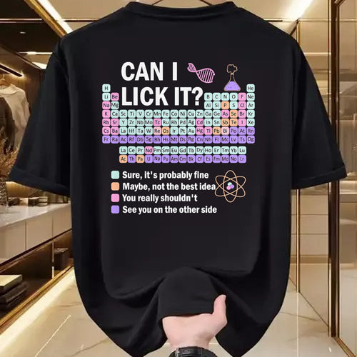 Best Teacher Shirt, Funny Teacher UnisexT-Shirt/Hoodie/Sweatshirt HLT00 - Can I Lick It Periodic Table Kids Science Gifts Teacher T-Shirt