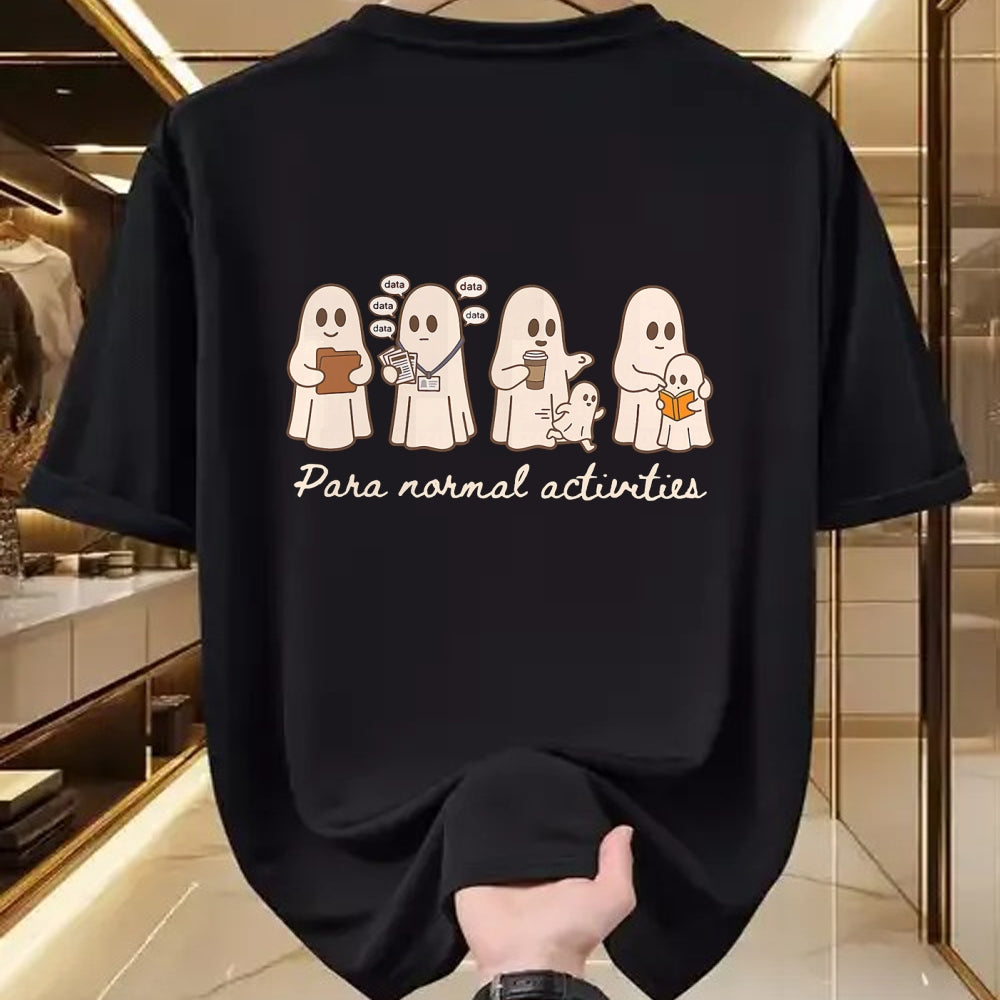 Best Teacher Shirt, Funny Teacher UnisexT-Shirt/Hoodie/Sweatshirt HLT00 - para Normal Activities SPED Teachers Ghost Fall Halloween T-Shirt (3)