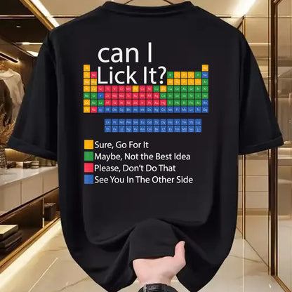 Best Teacher Shirt, Funny Teacher UnisexT-Shirt/Hoodie/Sweatshirt HLT00 - Can I Lick It Periodic Table Funny Chemistry Science Teacher T-Shirt