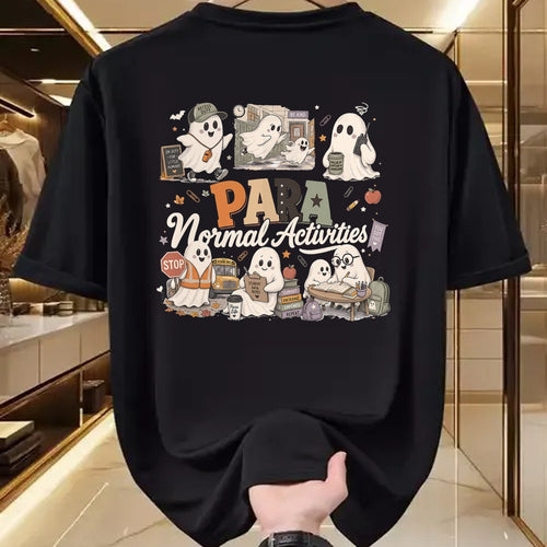 Best Teacher Shirt, Funny Teacher UnisexT-Shirt/Hoodie/Sweatshirt HLT00 - para Normal Activities SPED Teachers Ghost Fall Halloween T-Shirt (6)