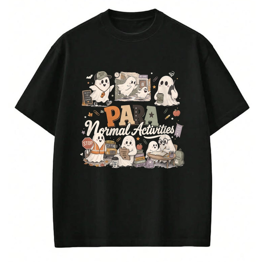 Best Teacher Shirt, Funny Teacher UnisexT-Shirt/Hoodie/Sweatshirt HLT00 - para Normal Activities SPED Teachers Ghost Fall Halloween T-Shirt (6)