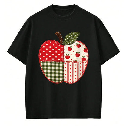 Best Teacher Shirt, Funny Teacher UnisexT-Shirt/Hoodie/Sweatshirt HLT00 - Apple Gingham Polka Dot Teacher Classroom Back to School T-Shirt