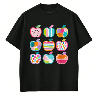 Best Teacher Shirt, Funny Teacher UnisexT-Shirt/Hoodie/Sweatshirt HLT00 - Preppy Art Apples Back to School Teacher Student Cute Apple T-Shirt