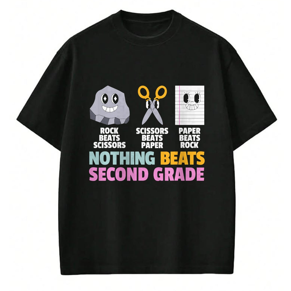 Best Teacher Shirt, Funny Teacher UnisexT-Shirt/Hoodie/Sweatshirt HLT00 - Nothing Beats 2nd Second Grade Back to School Teacher Kids T-Shirt