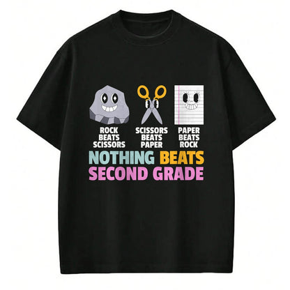 Best Teacher Shirt, Funny Teacher UnisexT-Shirt/Hoodie/Sweatshirt HLT00 - Nothing Beats 2nd Second Grade Back to School Teacher Kids T-Shirt