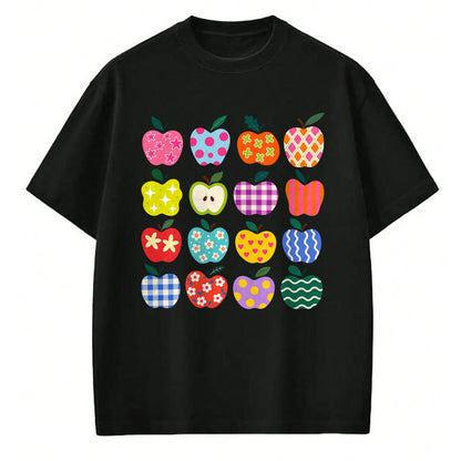 Best Teacher Shirt, Funny Teacher UnisexT-Shirt/Hoodie/Sweatshirt HLT00 - Cute Art Apples Back to School Teacher Student Funny Apple T-Shirt
