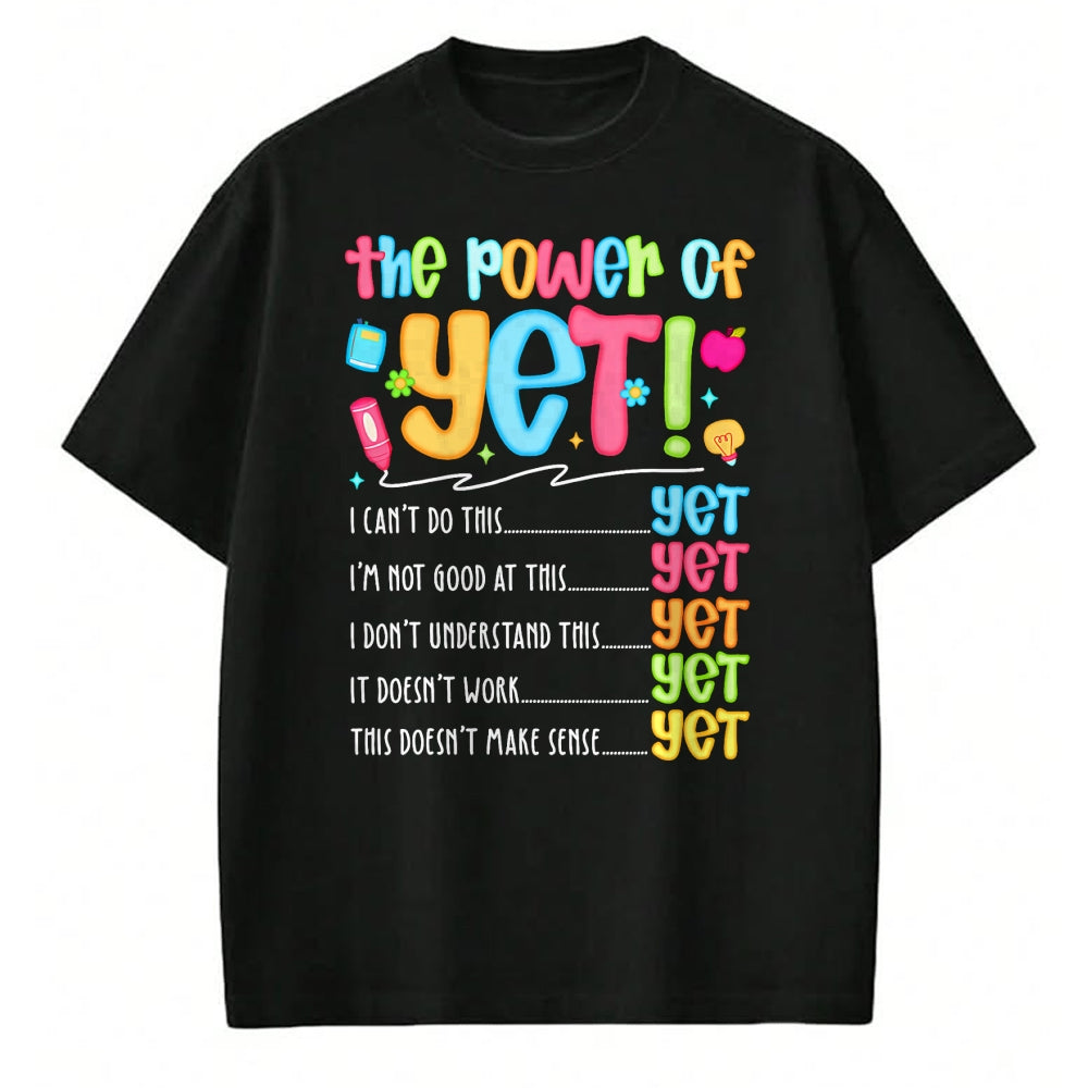 Best Teacher Shirt, Funny Teacher UnisexT-Shirt/Hoodie/Sweatshirt HLT00 - Growth Mindset Teacher Kindness Power of Yet Inspirational T-Shirt