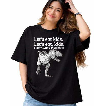 Best Teacher Shirt, Funny Teacher UnisexT-Shirt/Hoodie/Sweatshirt HLT00 - Funny Let's Eat Kids Punctuation Saves Lives Grammar T Shirt T-Shirt