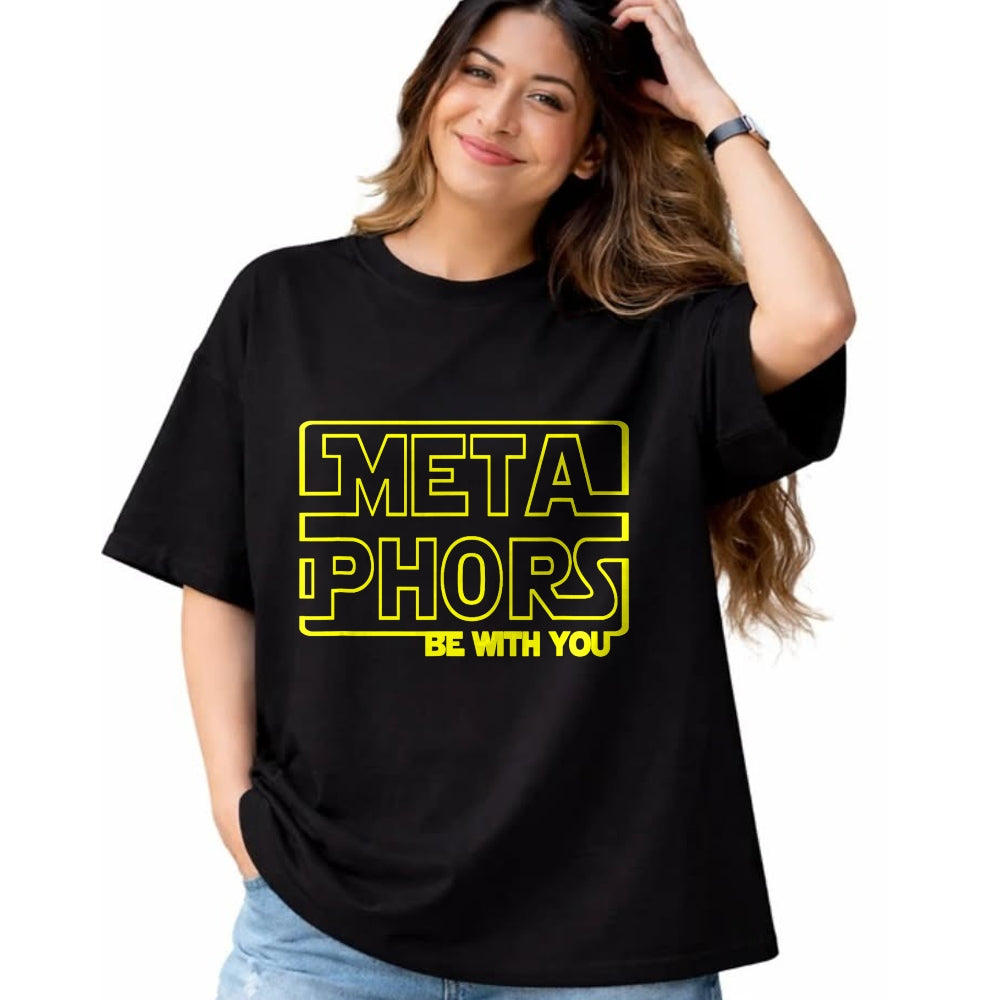 Best Teacher Shirt, Funny Teacher UnisexT-Shirt/Hoodie/Sweatshirt HLT00 - Metaphors Be with You Funny English Teacher Shirts Tee T-Shirt