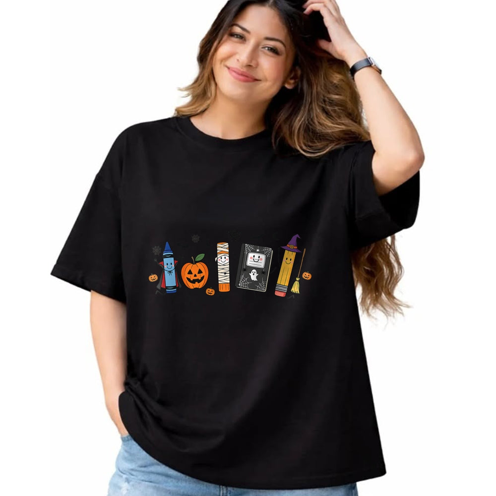 Best Teacher Shirt, Funny Teacher UnisexT-Shirt/Hoodie/Sweatshirt HLT00 - Back to School Halloween Teacher Spooky School Supplies T-Shirt
