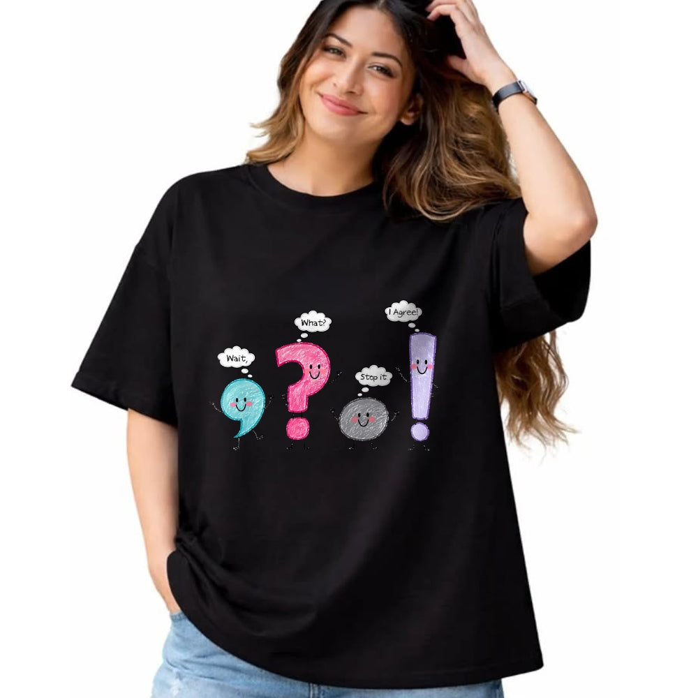 Best Teacher Shirt, Funny Teacher UnisexT-Shirt/Hoodie/Sweatshirt HLT00 - Funny Personified Punctuation Marks Grammar English Teacher T-Shirt