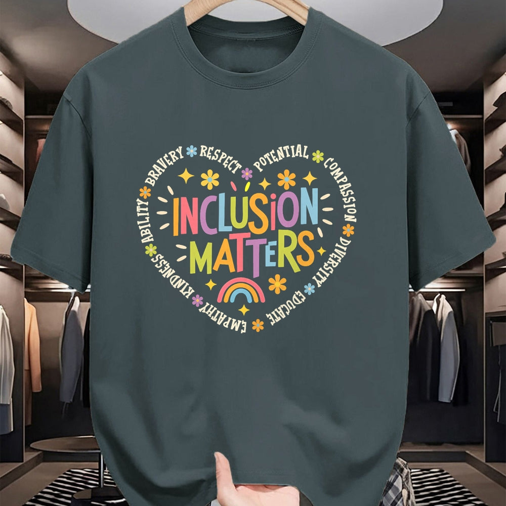 Best Teacher Shirt, Funny Teacher UnisexT-Shirt/Hoodie/Sweatshirt HLT00 - Inclusion Matters Special Education Teacher Autism Awareness T-Shirt