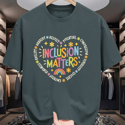 Best Teacher Shirt, Funny Teacher UnisexT-Shirt/Hoodie/Sweatshirt HLT00 - Inclusion Matters Special Education Teacher Autism Awareness T-Shirt