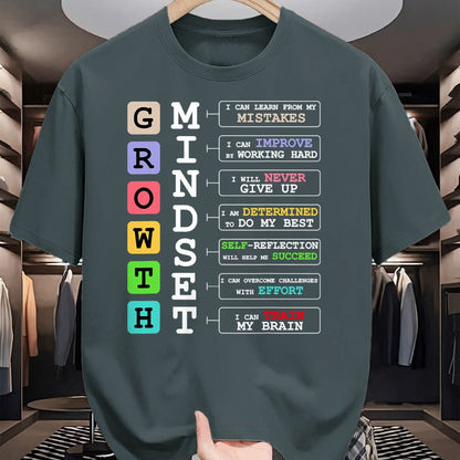 Best Teacher Shirt, Funny Teacher UnisexT-Shirt/Hoodie/Sweatshirt HLT00 - Growth Mindset Shirt Positive School Classroom Teacher Gift T-Shirt