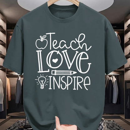 Best Teacher Shirt, Funny Teacher UnisexT-Shirt/Hoodie/Sweatshirt HLT00 - Teacher Shirts Teach Love Inspire Retro Back to School Tees T Shirts for Men and Women