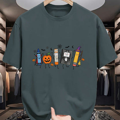 Best Teacher Shirt, Funny Teacher UnisexT-Shirt/Hoodie/Sweatshirt HLT00 - Back to School Halloween Teacher Spooky School Supplies T-Shirt