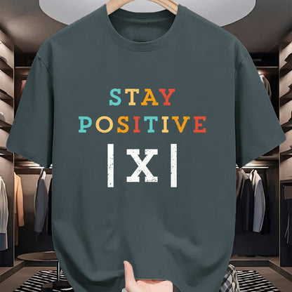 Best Teacher Shirt, Funny Teacher UnisexT-Shirt/Hoodie/Sweatshirt HLT00 - Stay Positive Funny Math Teacher Student School T-Shirt
