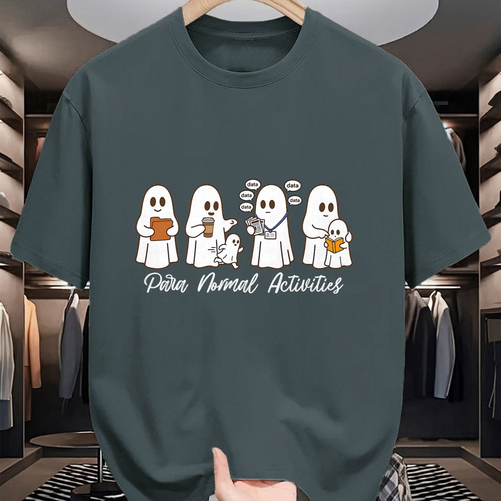 Best Teacher Shirt, Funny Teacher UnisexT-Shirt/Hoodie/Sweatshirt HLT00 - para Normal Activities SPED Teachers Ghost Fall Halloween T-Shirt (1)