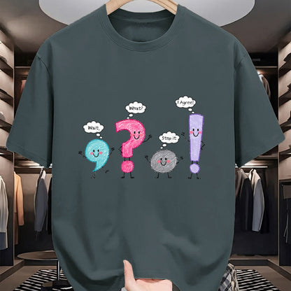 Best Teacher Shirt, Funny Teacher UnisexT-Shirt/Hoodie/Sweatshirt HLT00 - Funny Personified Punctuation Marks Grammar English Teacher T-Shirt