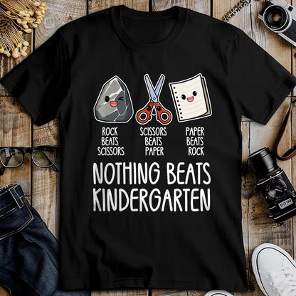 Best Teacher Shirt, Funny Teacher UnisexT-Shirt/Hoodie/Sweatshirt HLT00 - Nothing Beats Kindergarten Funny Back to School Kid Teacher T-Shirt