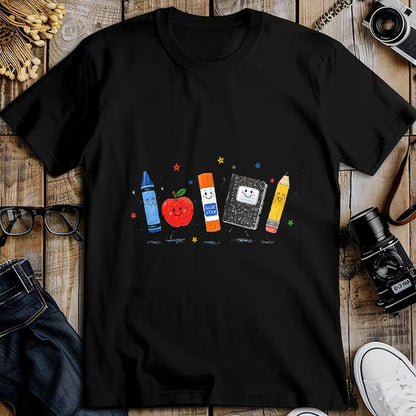 Best Teacher Shirt, Funny Teacher UnisexT-Shirt/Hoodie/Sweatshirt HLT00 - Cute School Supplies Back to School Teacher Student Doodle T-Shirt