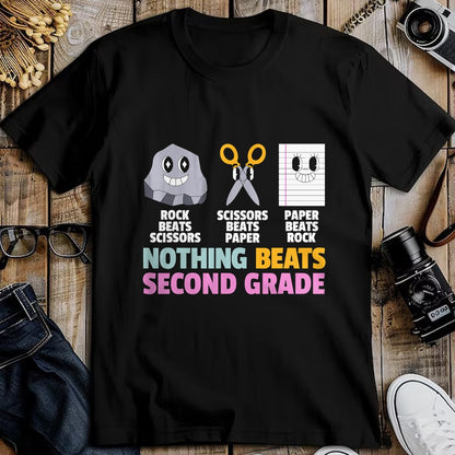 Best Teacher Shirt, Funny Teacher UnisexT-Shirt/Hoodie/Sweatshirt HLT00 - Nothing Beats 2nd Second Grade Back to School Teacher Kids T-Shirt