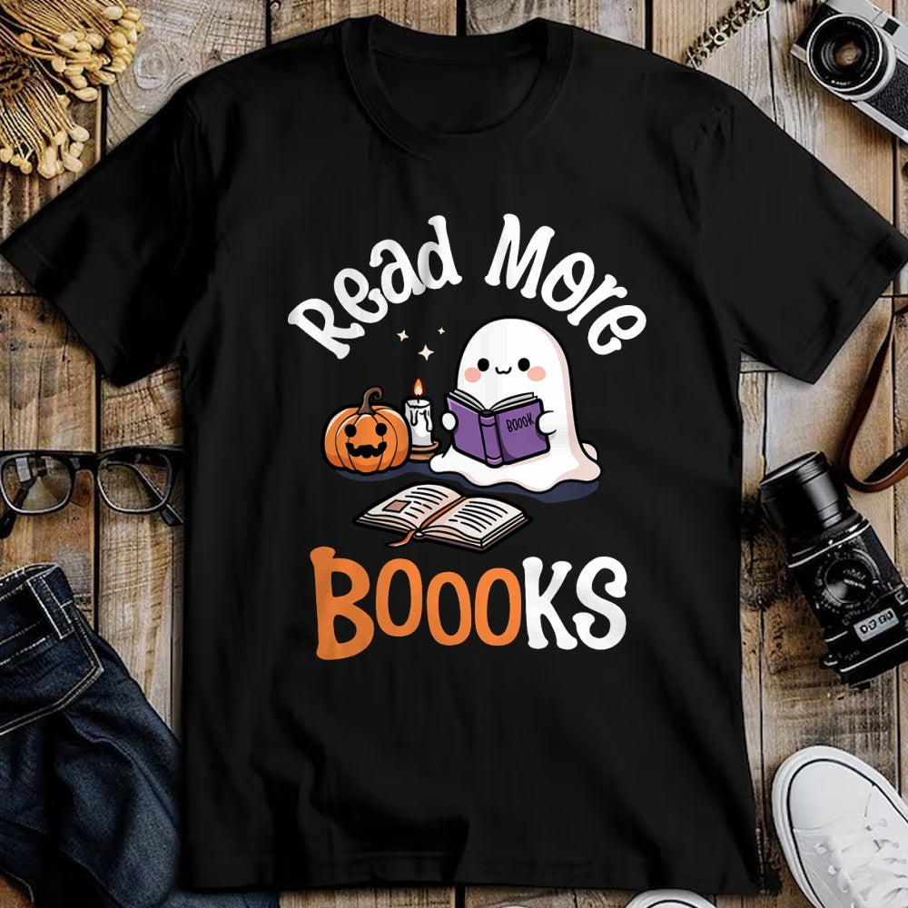 Best Teacher Shirt, Funny Teacher UnisexT-Shirt/Hoodie/Sweatshirt HLT00 - Halloween Ghost Reading Read More Books Librarian Teacher T-Shirt