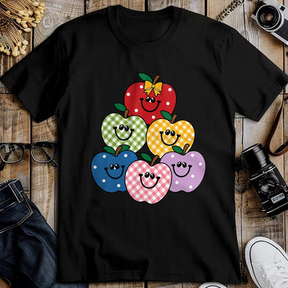 Best Teacher Shirt, Funny Teacher UnisexT-Shirt/Hoodie/Sweatshirt HLT00 - Retro 90s Teacher Apples T-Shirt