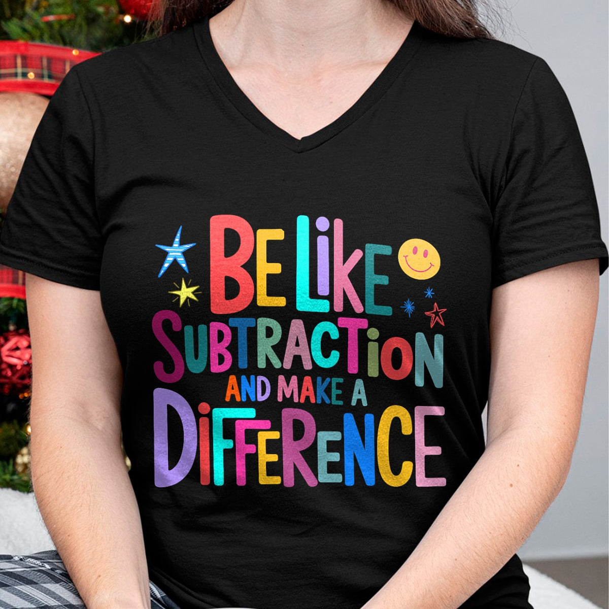 Best Teacher Shirt, Funny Teacher UnisexT-Shirt/Hoodie/Sweatshirt HLT00 - Be Like Subtraction and Make A Difference Funny Math Teacher T-Shirt