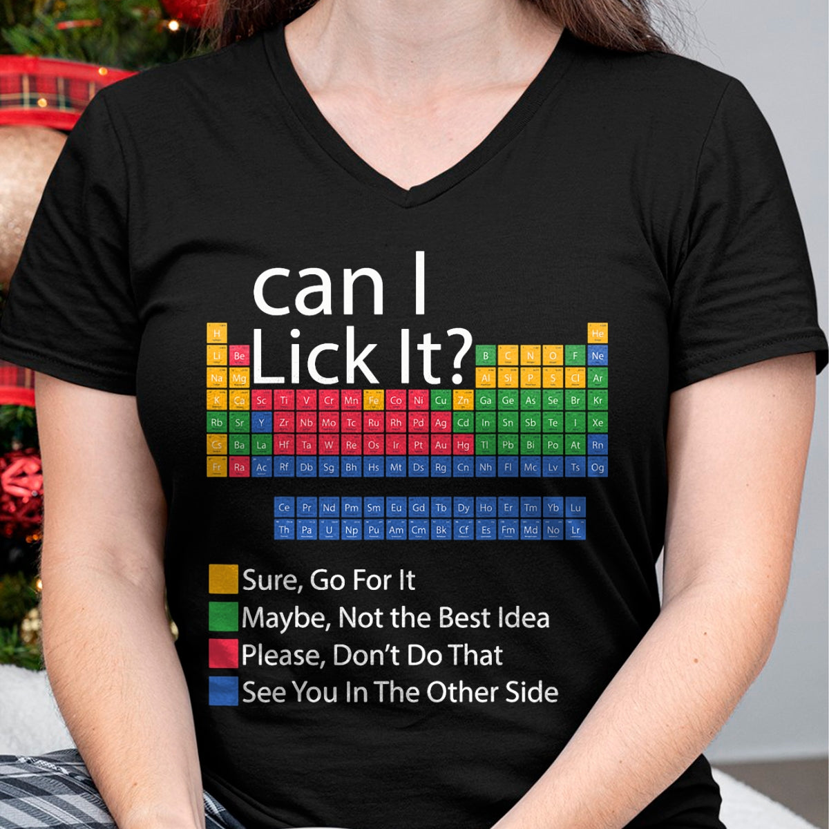Best Teacher Shirt, Funny Teacher UnisexT-Shirt/Hoodie/Sweatshirt HLT00 - Can I Lick It Periodic Table Funny Chemistry Science Teacher T-Shirt