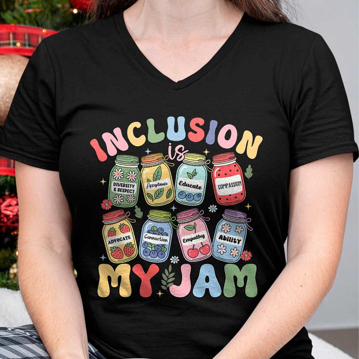 Best Teacher Shirt, Funny Teacher UnisexT-Shirt/Hoodie/Sweatshirt HLT00 - Inclusion is My Jam SPED Teacher Special Education Life T-Shirt