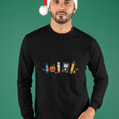 Best Teacher Shirt, Funny Teacher UnisexT-Shirt/Hoodie/Sweatshirt HLT00 - Back to School Halloween Teacher Spooky School Supplies T-Shirt