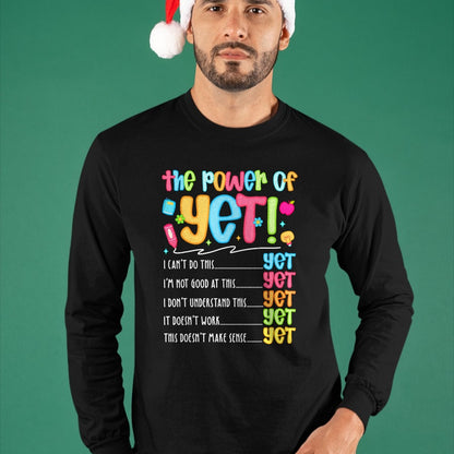 Best Teacher Shirt, Funny Teacher UnisexT-Shirt/Hoodie/Sweatshirt HLT00 - Growth Mindset Teacher Kindness Power of Yet Inspirational T-Shirt