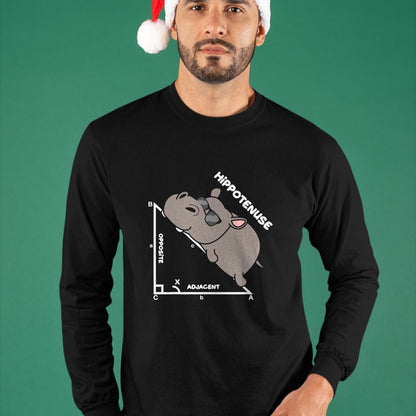 Best Teacher Shirt, Funny Teacher UnisexT-Shirt/Hoodie/Sweatshirt HLT00 - Funny Geometry Hypotenuse Math Mathematics Teacher T-Shirt