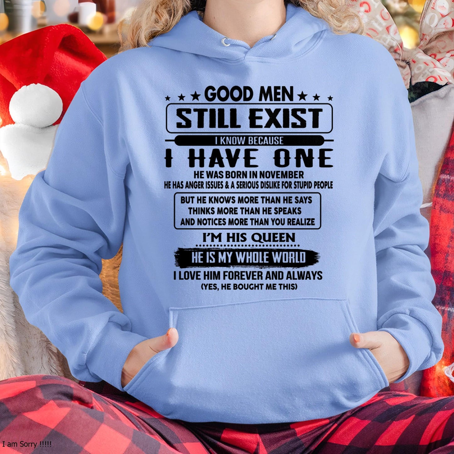 November - Good men Still Exist - gift for your girlfriend, wife from Husband - Ebil11 (SKU-GM-11)