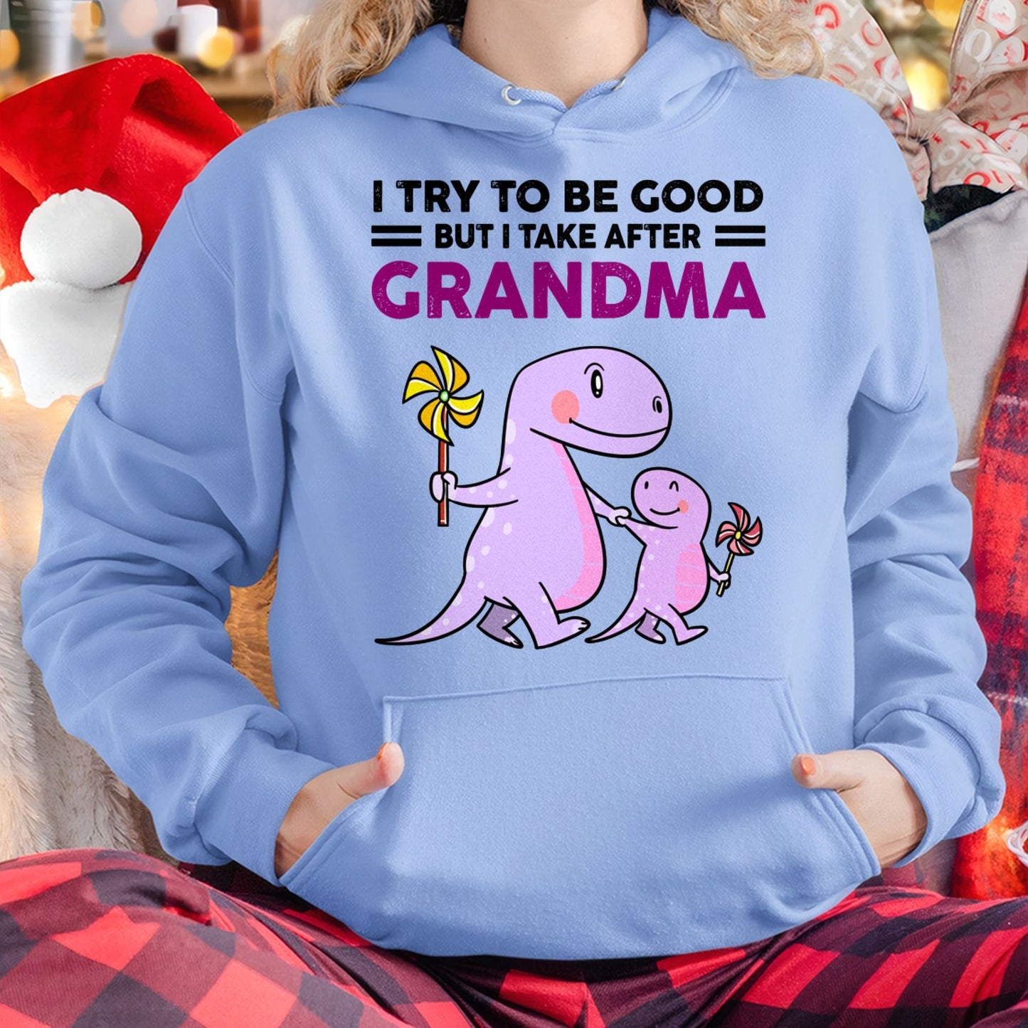 TRY TO BE GOOD BUT I TAKE AFTER GRANDMA- For granddaughter T shirt EBIL00 (SKU07-87)