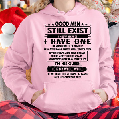December - Good men Still Exist - gift for your girlfriend, wife from Husband - Ebil12 (SKU-GM-12)