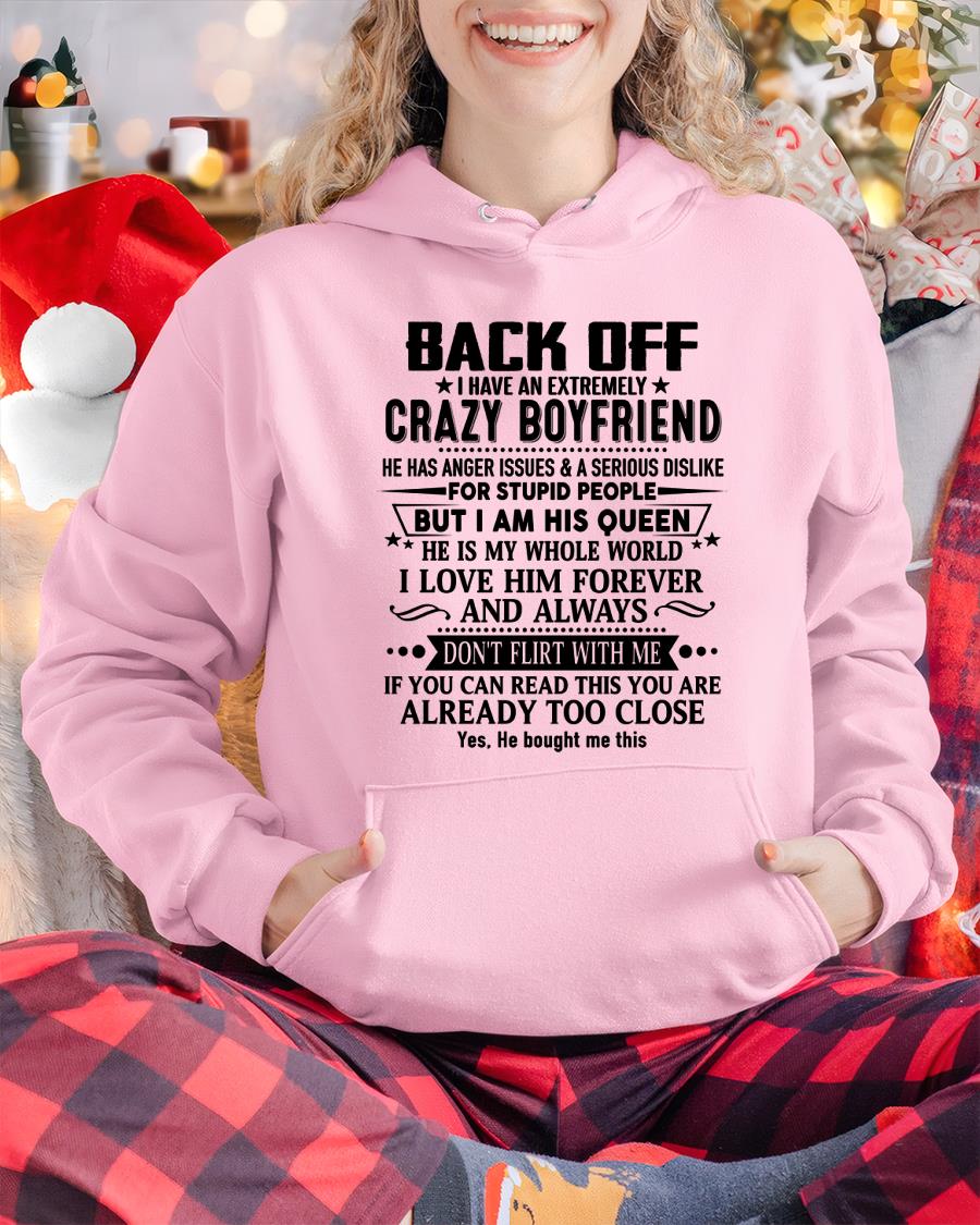 Back Off I Have An Extremely Crazy Boyfriend - - Gift For Wife From Husband - EBIL00 (SKUT-BACKOFF-00)