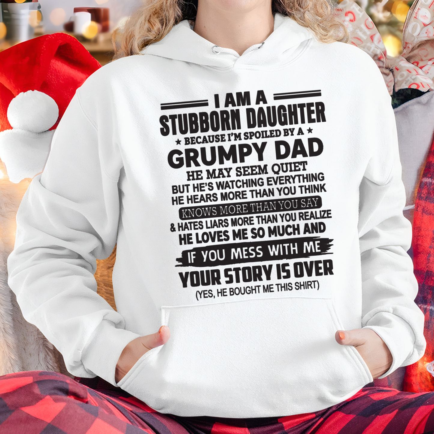 I'M A STUBBORN DAUGHTER - FROM DAD TO DAUGHTER - EBIL01 (SKU26T-01-52-00)