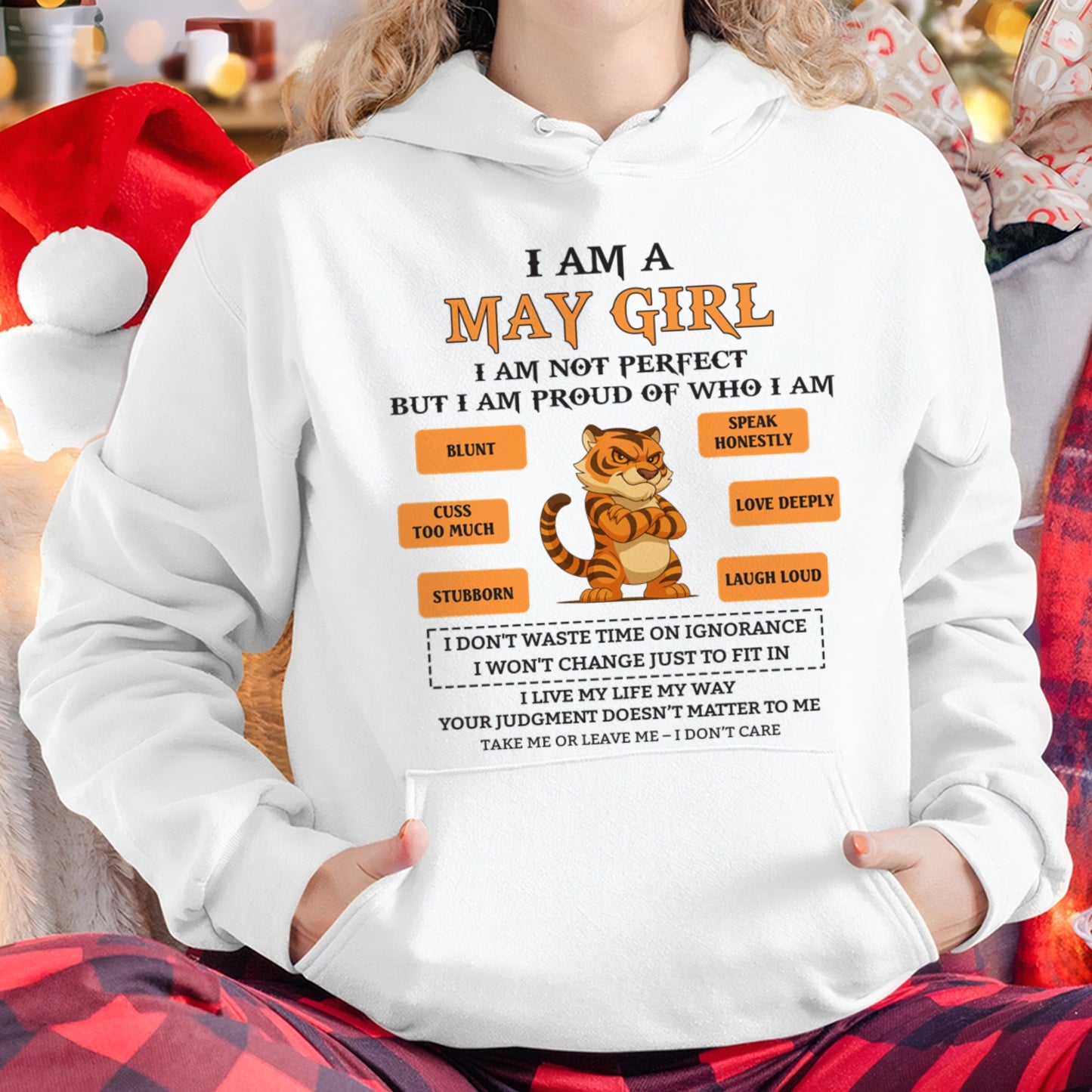 "I AM A MAY GIRL" - Birthday Gift For May Girls - FMA EBIL05 (SKU26T-01-62-05)