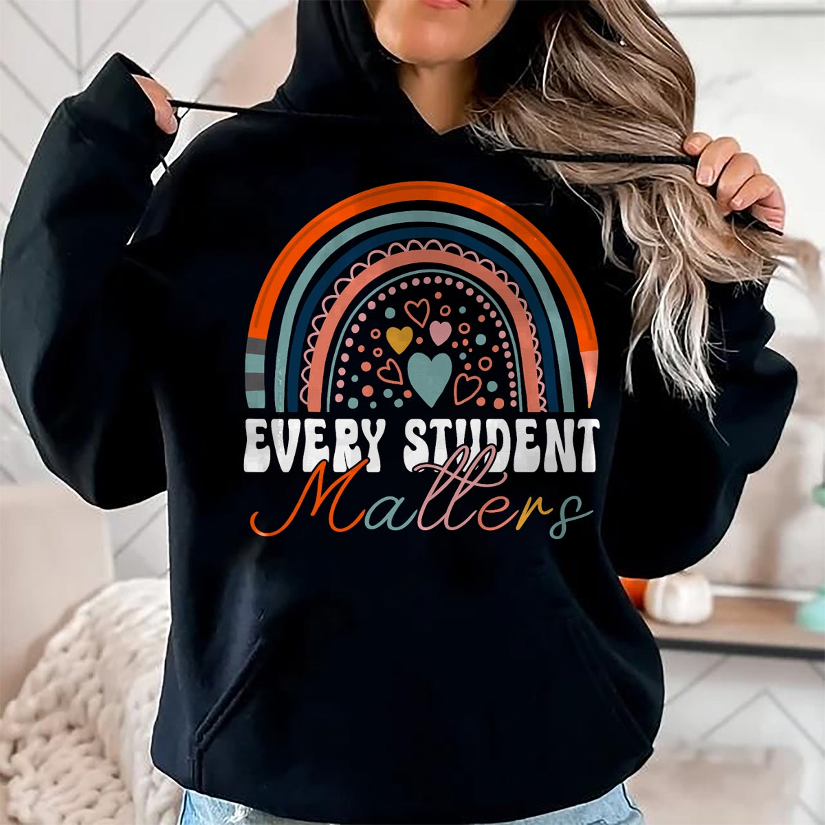 Best Teacher Shirt, Funny Teacher UnisexT-Shirt/Hoodie/Sweatshirt HLT00 - Every Student Matters Paraprofessional Support Teacher T-Shirt